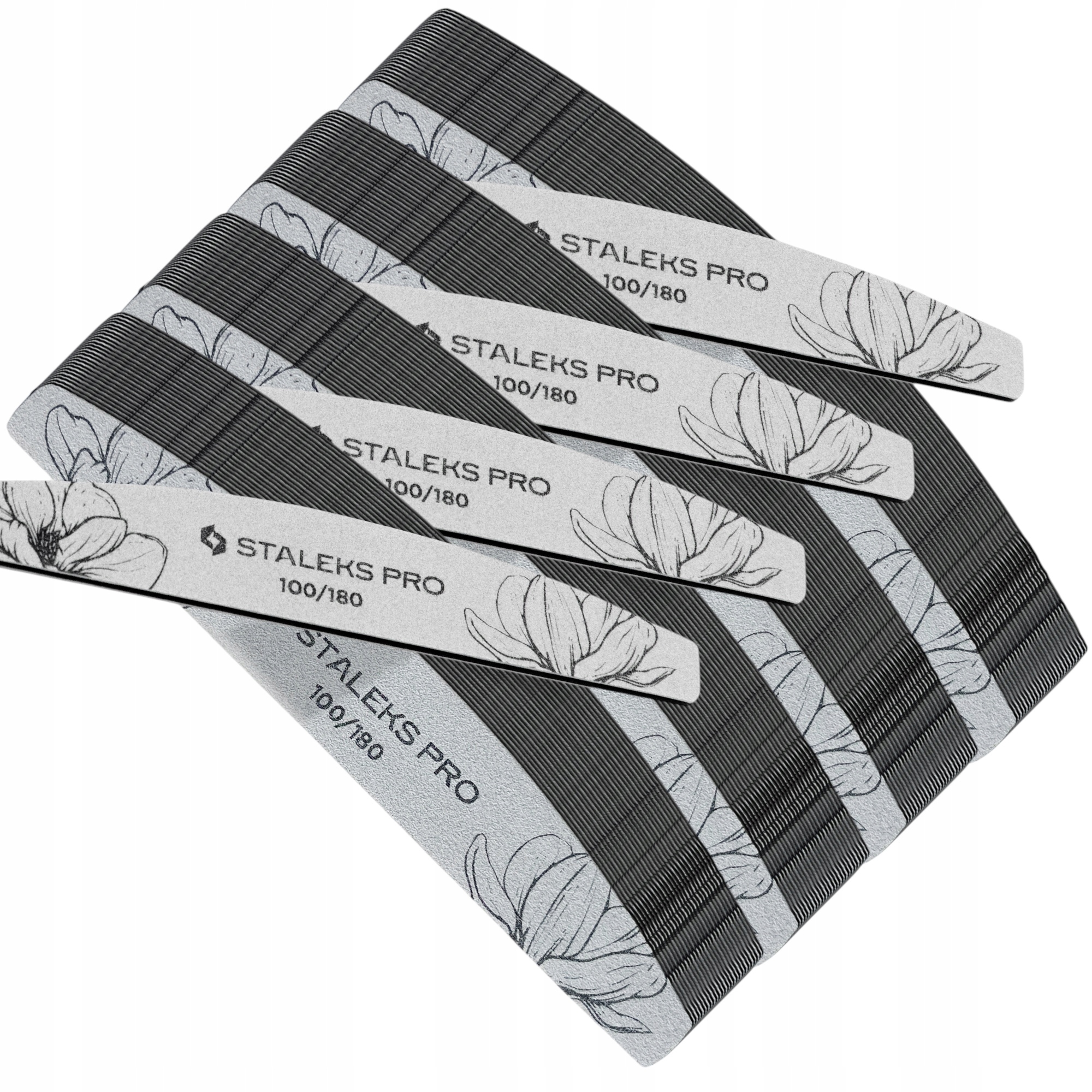 Nagų dildė mineralinė Staleks PRO Expert 40, D forma, 100/180 gritų, 1vnt (NFE-40-100/180)